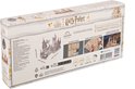 Achterkant van de doos van het Ugears Harry Potter™ Zweinstein modelbouw-pakket.