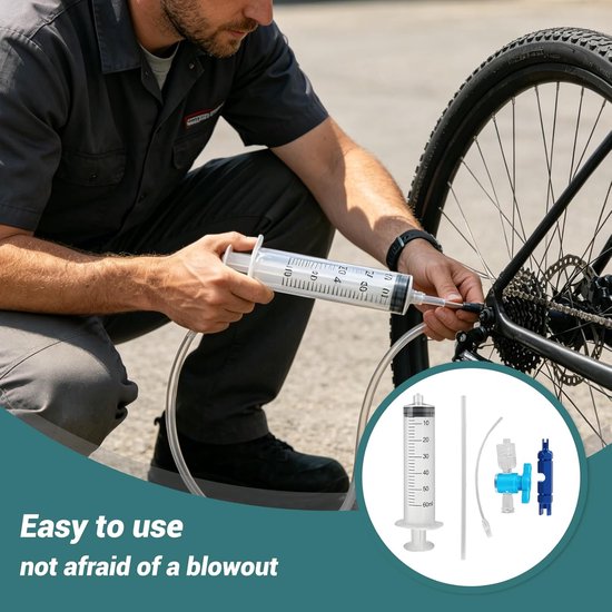 Fietsband Reparatie - Tubeless Set - Banden Onderhoud - Snelle Afdicht Injectie - 60 ml - Transparant — afbeelding 3