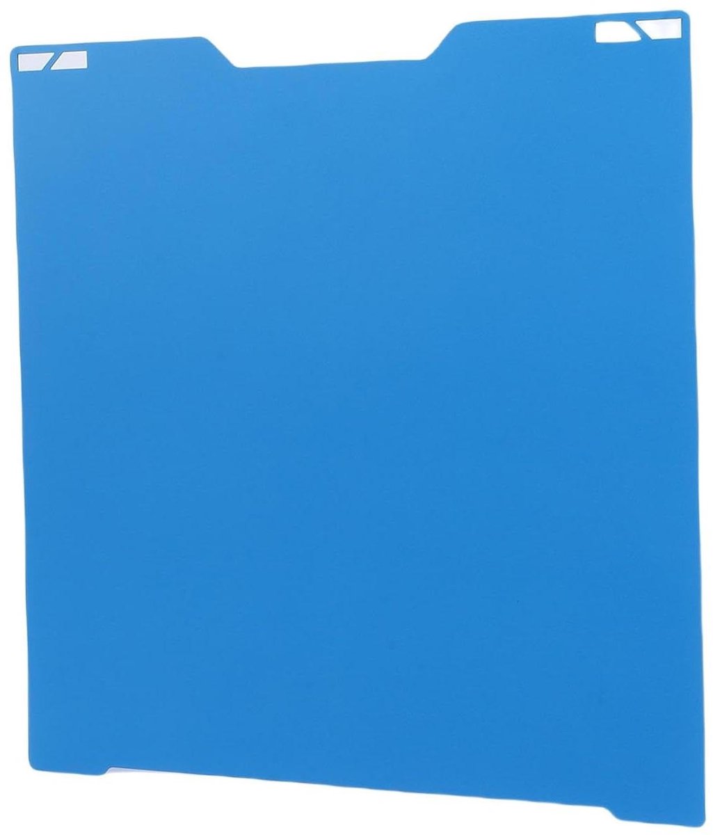 Flexibele Bouwplaat - Printbed - 3D Printen - Dubbelzijdige Hechting - 350x320 Mm - Blauw