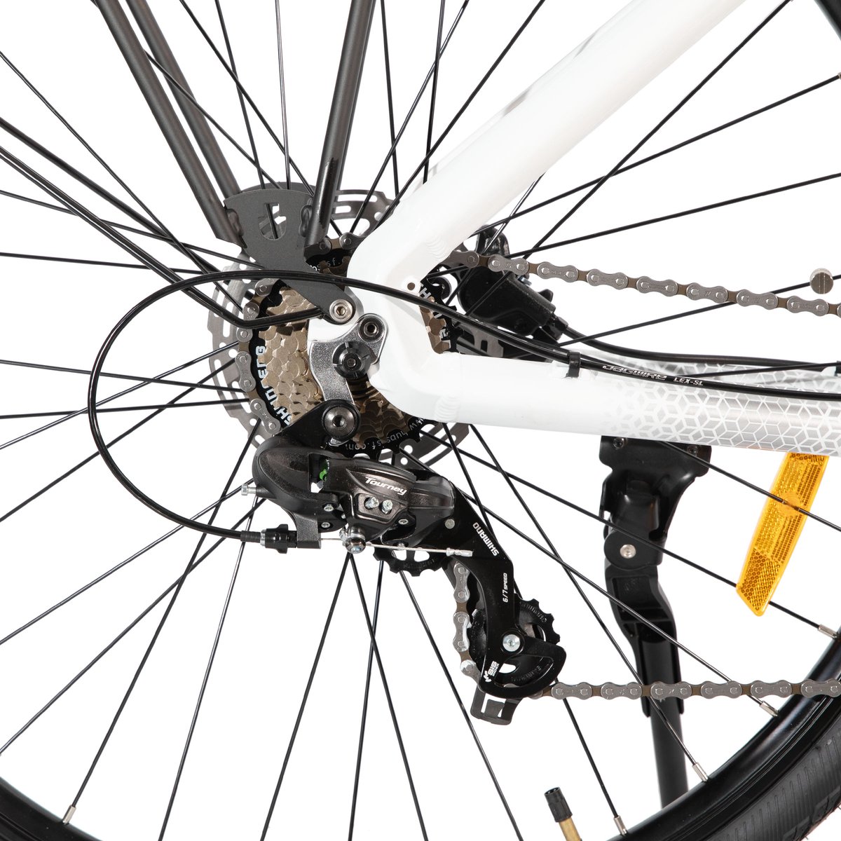 HILAND Allanton Elektrische Mountainbike 27,5 inch – E-MTB Unisex met Hydraulische Schijfremmen – 250W Motor – 36V 10.4Ah Accu – 7 Versnellingen thumbnail 5