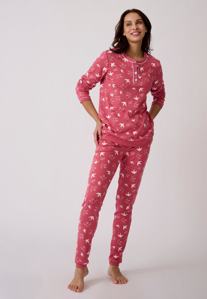 Damart - Pyjama Thermolactyl interlock mesh - Dames - Roze - 54-56 (XXL)