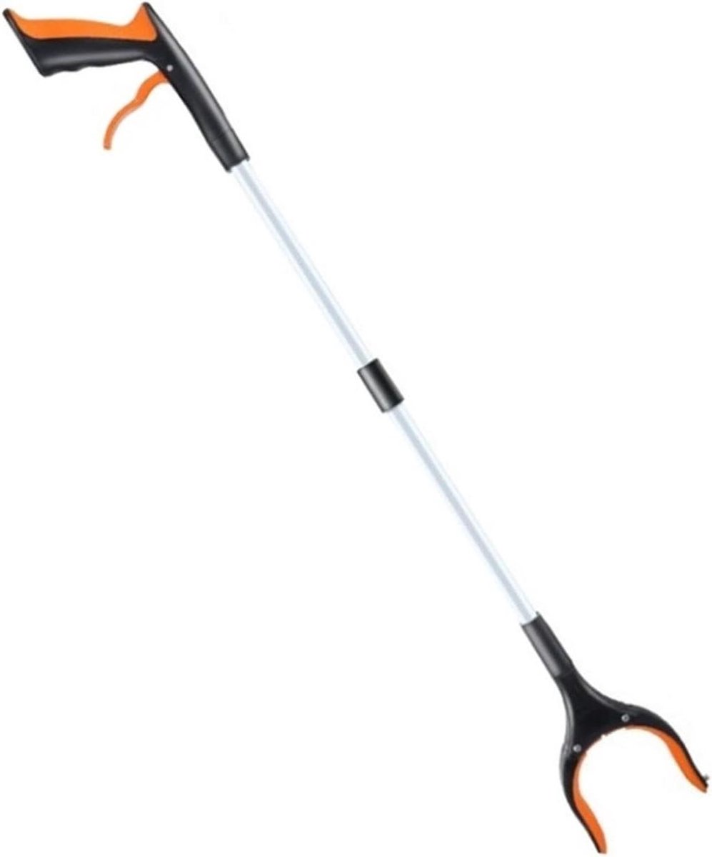 Afval Grijper - Grijper Tool - Afval Opruimen - Opvouwbaar Ontwerp - 45 cm - Oranje