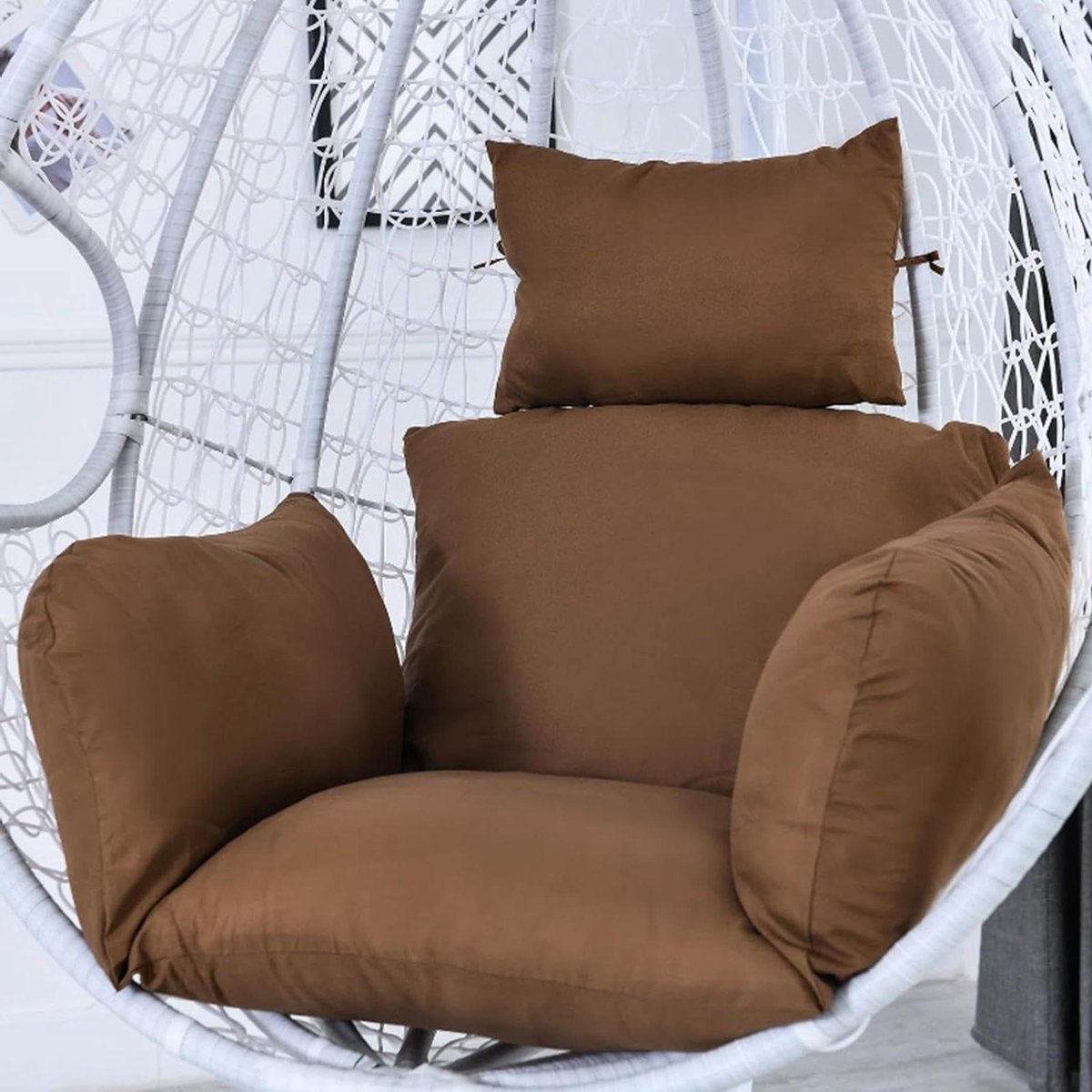 Schommelstoel Kussen - Hangstoel Kussen Ei - Comfortabel Zitten - Extra Dik Ontwerp - 15 c