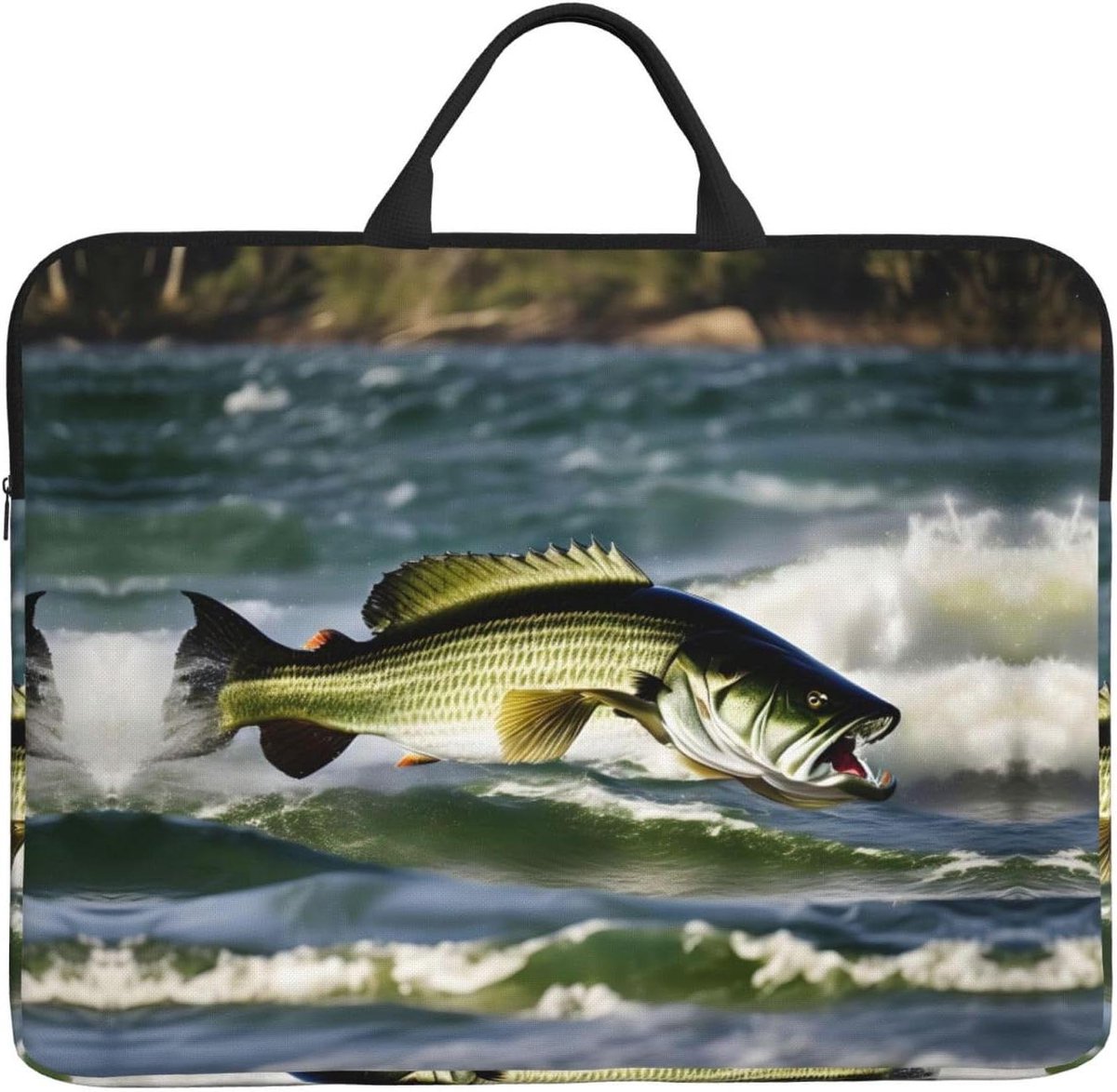 Laptoptas Polyester - Laptop sleeve - Bescherming laptop - Waterdicht ontwerp - 14 inch - Zwart