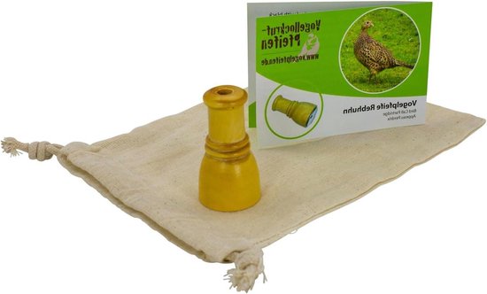 Vogellokfluitje - Vogelpijpje - Vogels Lokken - Handgemaakt in EU - N.v.t. - Geel