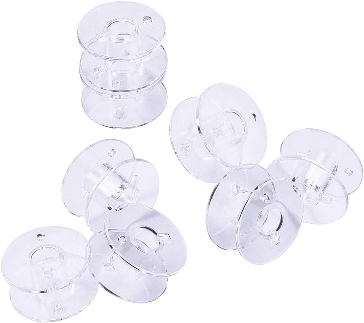 Naaimachine Naalddraad Spoelen - Naaiset Accessoires - Kleding Repareren - Universele Compatibiliteit - 15 x 104 x 08 cm - Helder