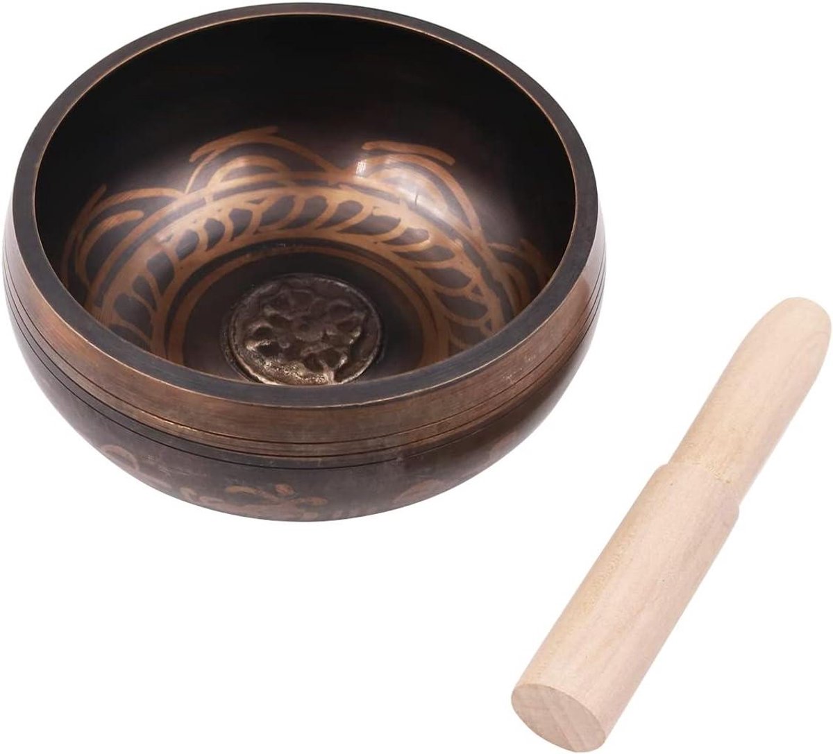 Tibetaanse Klankschaal - Meditatie Kom - Ontspanning Bevorderen - Compleet Accessoires - 115 cm - Niet gespecificeerd