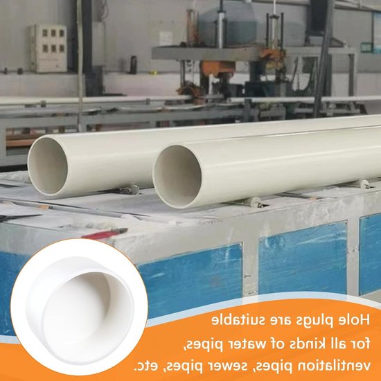 Afdekking voor afvoerbuizen Ø 125 mm van PVC, geschikt voor spoelsystemen en het voorkomen van rioolinstroom, waterdicht en duurzaam — afbeelding 4