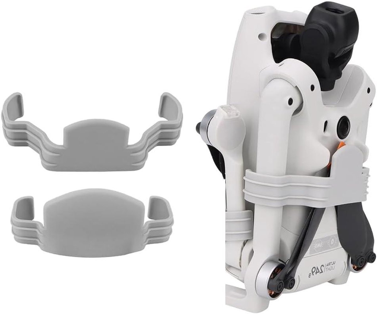 Drone Propellerhouder - Beschermclip - Drone Transport - Eén stuk Gevormd - 8 x 35 cm - Grijs