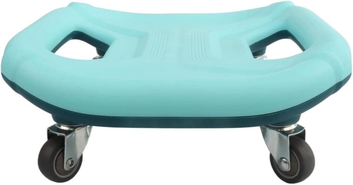 Buikwiel Buikroller - Core Trainer - Spierversterking Thuis - 180 Graden Beweging - 255 cm Diameter - Blauw