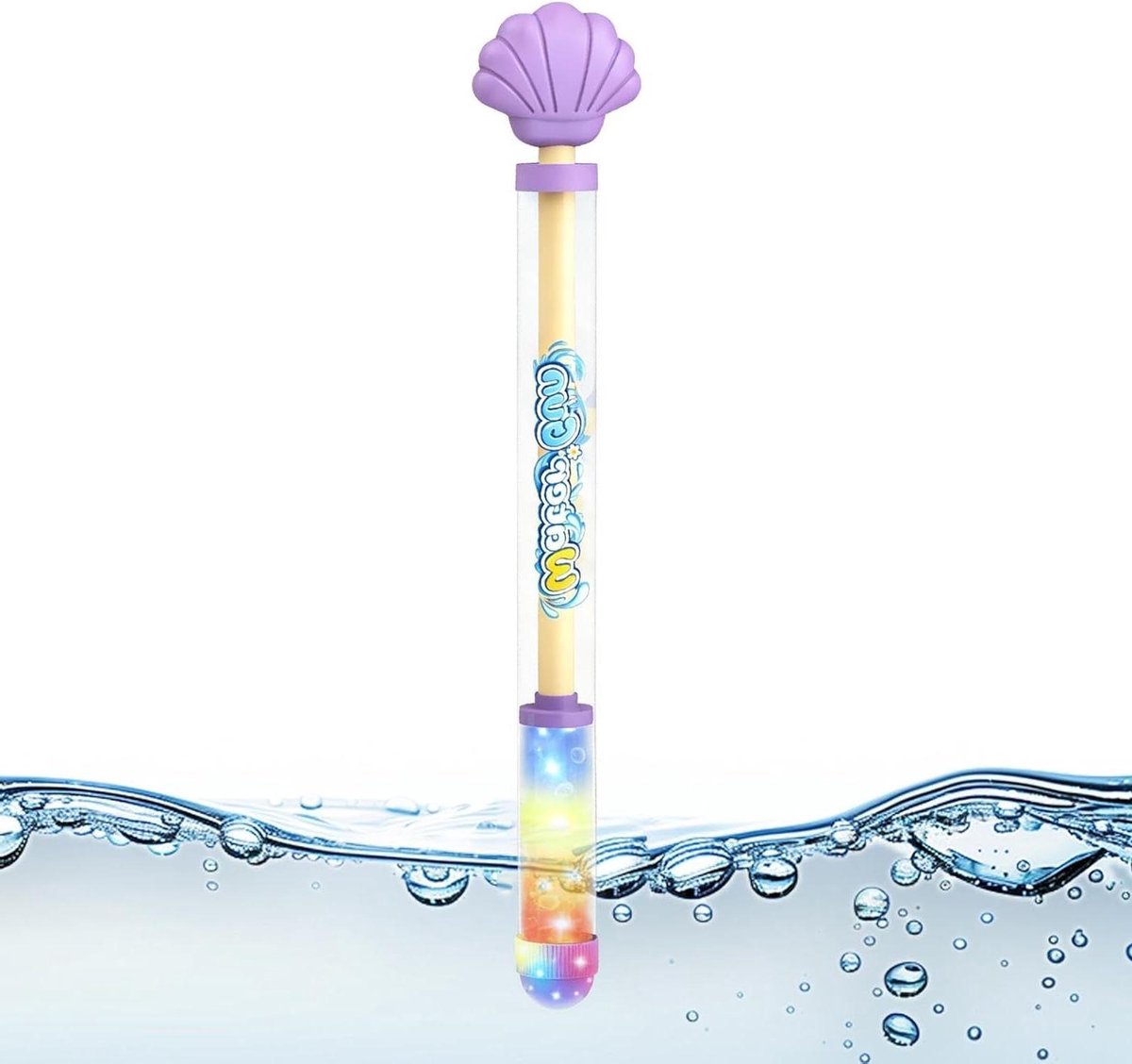 Watersproeier Speelgoed - Waterpistool Kinderen - Buiten Spelen - Met LED Verlichting - 35 cm - Paars