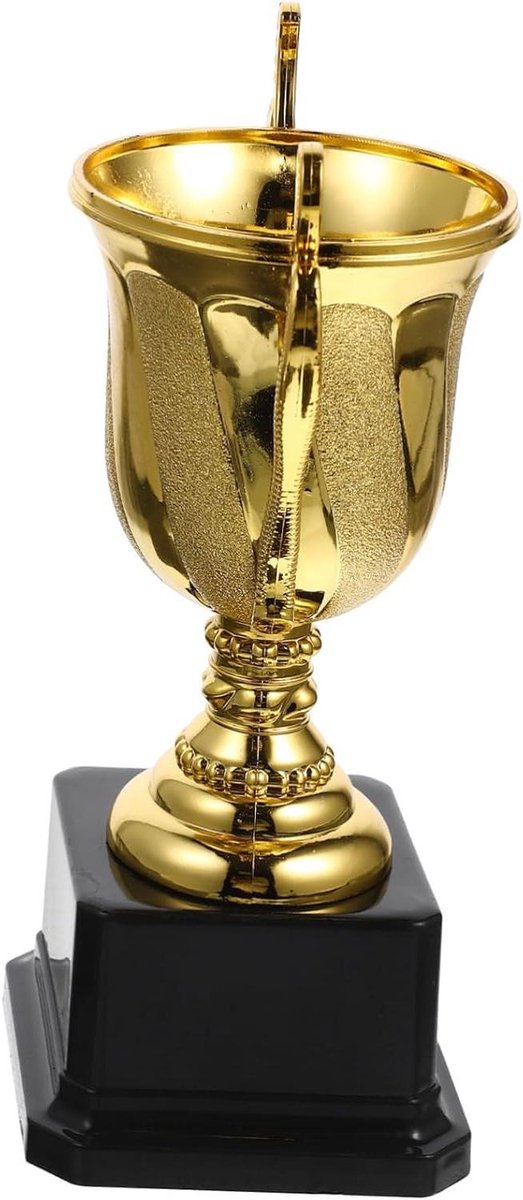 Kinderen Trofee - Mini Prijzen - Wedstrijd Beloning - Fijn Vakmanschap - 17.30X12.00X6.00Cm - Goudkleurig