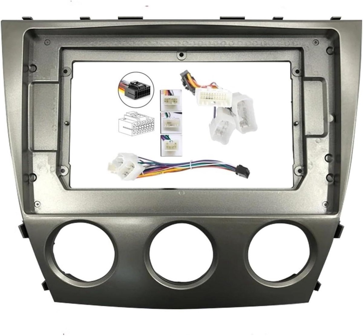 Radio Paneel Kit - Dashboard Frame - Auto Installatie - Perfecte Pasvorm - 10 Inch - Zwart