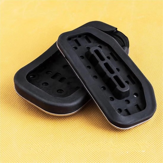 Auto Pedaalhoezen - Sportpedalen Set - Rijveiligheid Verbeteren - Antislip Rubber - Specifiek Model - Zilver Zwart — afbeelding 5