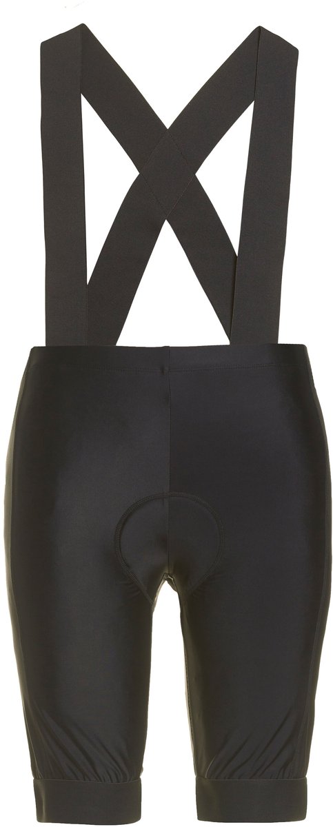 JAY-PI - Heren - 1/2-fietsbroek met bretels padding nauwsluitend - Zwart - Maat XL