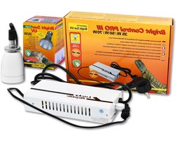 Terrarium Warmtelamp Set - UV Reptielenlamp - Tropisch Klimaat Creëren - Geoptimaliseerd Spectrum - 35 Watt - Multicolor
