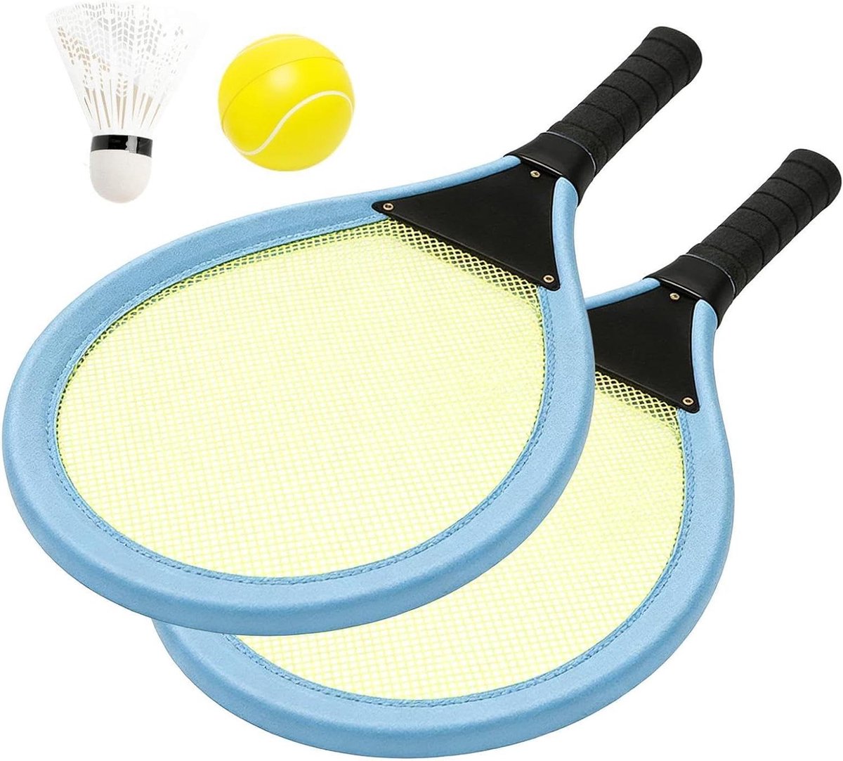 Kinder Rackets Set - Sport Speelgoed - Buiten Spelen - Dubbele Sportfunctionaliteit - 54 x 26.5 cm - Multicolor