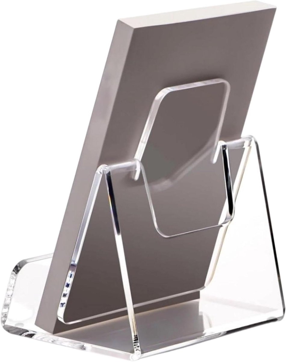 Acryl displaystandaard - Brochurehouder - Presentatie materiaal - Verstelbare breedte - A5 formaat - Transparant