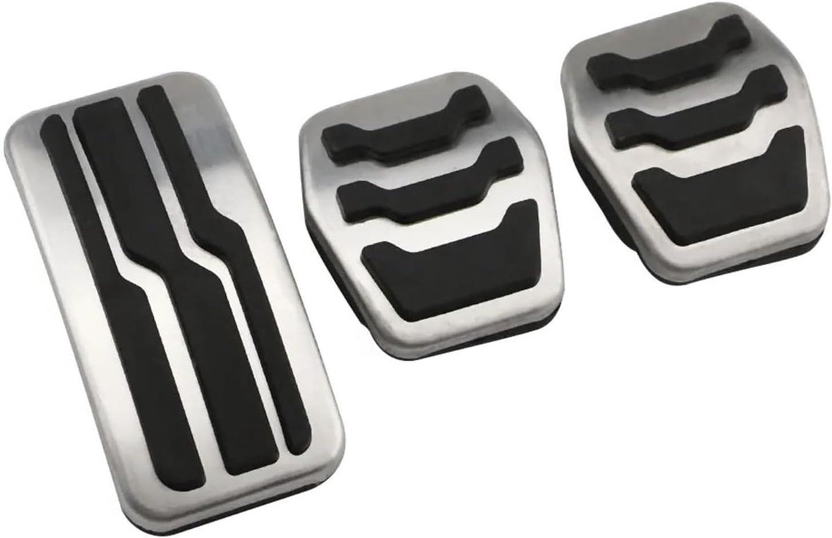 Pedaalhoezen Auto - Voetpedaal Covers - Veiliger Rijden - Antislip Design - 25x10x5 cm - Metaal