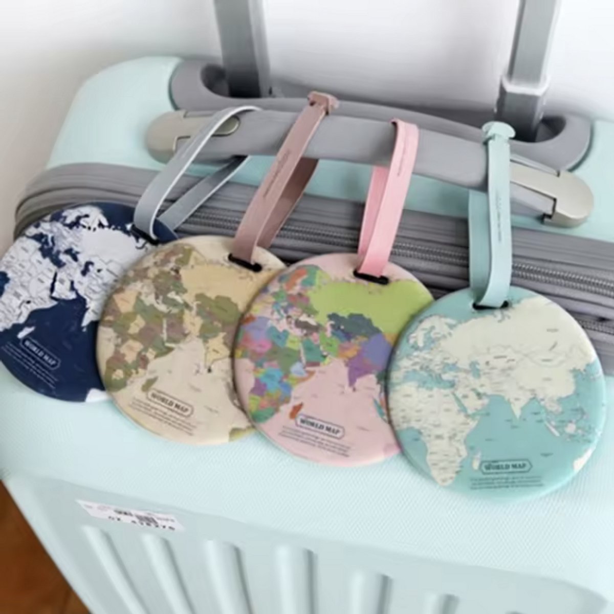 4 Kofferlabels - Bagagelabel - Luggage Tags - Bagagelabels voor Koffers - 4 stuks - Reisaccessoires - Koffer ID Etiketten - Adreslabel - CHPN