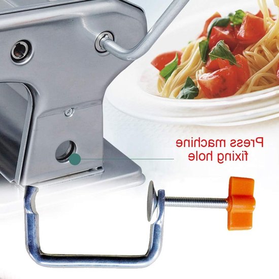 Duurzame Pasta Machine Houder met Metalen Clip, Handgereedschap en Vervangingsonderdelen voor Keuken, 45 x 100 x 90mm — afbeelding 3