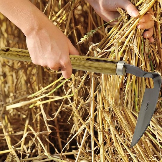 Handig Tuingereedschap - Onkruidsteker Graver - Bodem Losmaken - Ergonomisch Houten Handvat - 45 cm Lengte - Niet gespecificeerd — afbeelding 3
