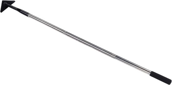 Driehoekige Tuinschoffel - Onkruidverwijderaar - Tuinonderhoud - Verstelbare Lange Steel - Tot 145 cm - Zwart — afbeelding 4