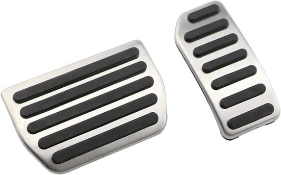 Pedaalhoezen Set - Voetsteun Pedaal - Auto Interieur - Antislip Ontwerp - Roestvrijstaal - Zwart — afbeelding 5