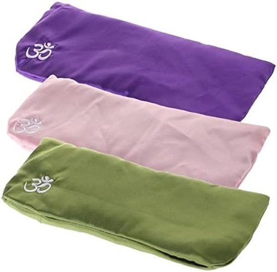 Yoga Oogkussen - Zijden Masker - Oog Ontspanning - Met Lavendel - 24x11cm - Paars — afbeelding 5