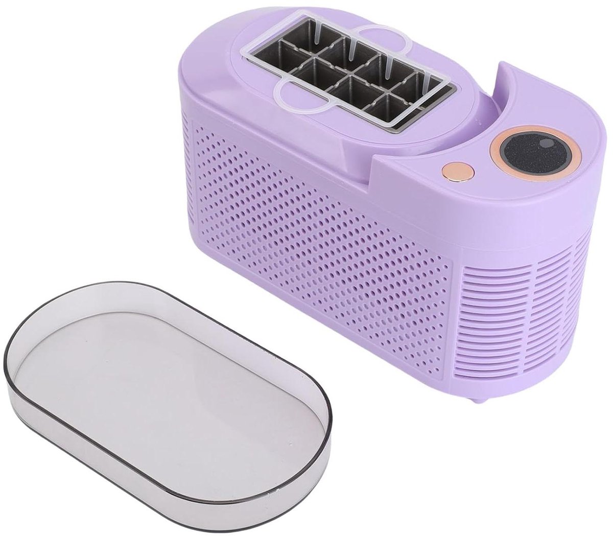 Draagbare Ijsmachine - Mini Ijsmaker - Snelle Verkoeling - 8 Ijsblokjes Snel - Compact Formaat - Zwart
