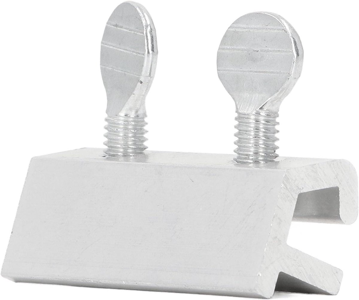 Raambegrenzer - Veiligheidsstops Schuiframen - Voorkomt Diefstal - Dubbele Gaten - 10 Stuks - Zilver