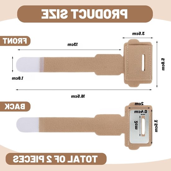 Corrector voor Hamertenen en Tussenruimte, Verstelbare Spalken en Bescherming voor Overlappende Tenen, Hallux Valgus Oplossing voor Dames en Heren, Comfort en Ondersteuning — afbeelding 5