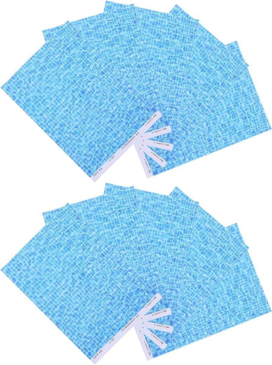 Watergolf Stickers - Textuurpapier Vellen - Diorama Bouwen - Realistische Waterspiegel - 1