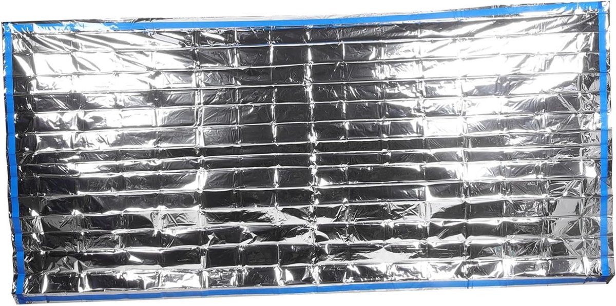 Nood Slaapzak - Survival Bivakzak - Buiten Bescherming - Warmte Vasthoudend - 200 x 100 cm - Zilver