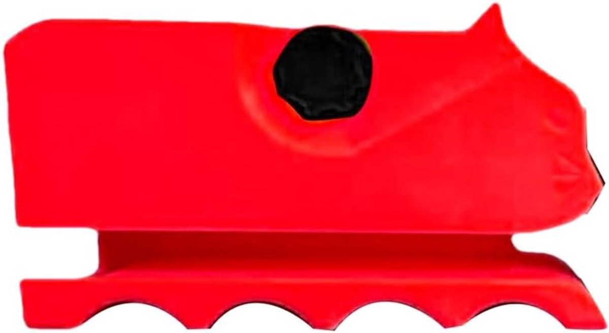 Kartonnen Snijder - Krabpaal DIY - Karton Recyclen - Ergonomisch Ontwerp - 12 cm - Rood