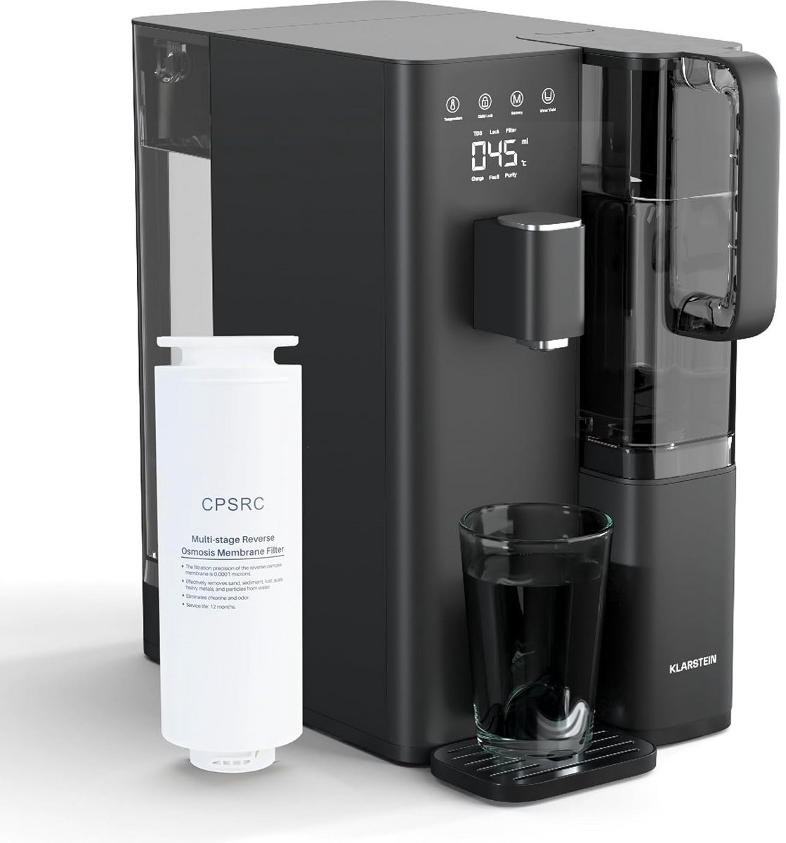 Waterfilter met Omgekeerde Osmose en IJskoude Dispenser 5 Temperaturen