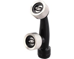 Ventilator Mondstuk – Vernevelaar Sproeier – Tuin Irrigatie – Extra Breed Bereik – 10 Cm Lengte – Zwart