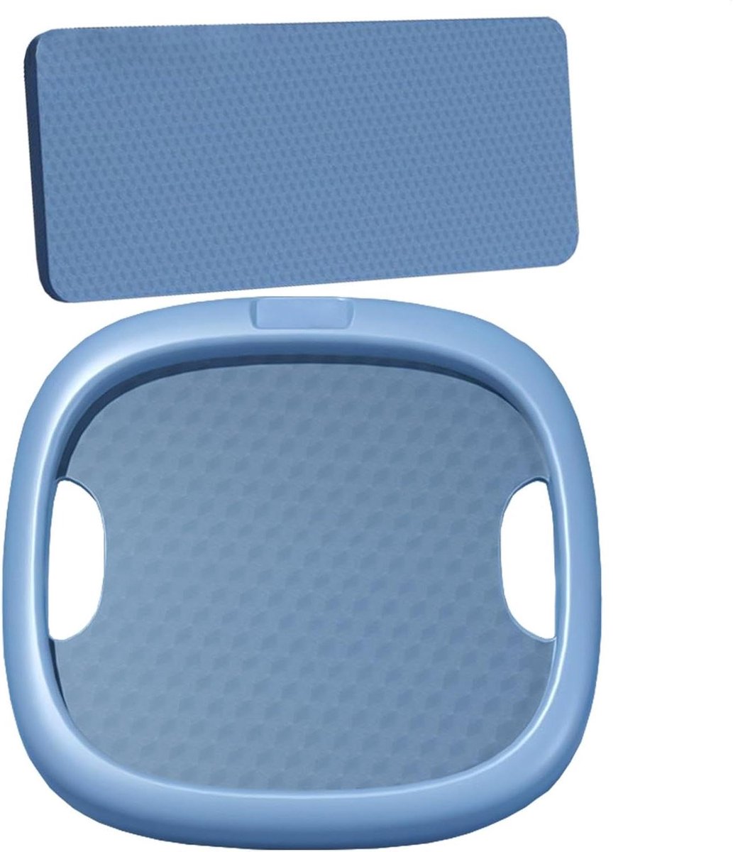 Oefenroller Wielen - Buikspier Trainer - Kerntraining Thuis - 360 Graden Roterend - 28 cm Wiel - Blauw