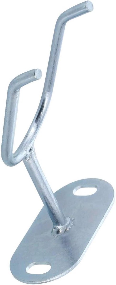 Verfspuit Houder - Spuitpistool Muurbevestiging - Schilderwerk Organiseren - Draagbaar en stevig ontwerp - 14 cm lengte - Zilver