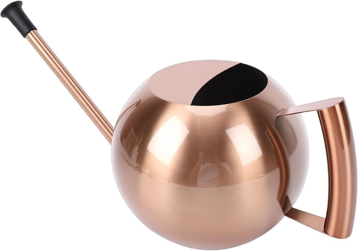 Ronde Gieter - Plantenspuit - Planten Water Geven - Roestvrij Staal - 1000 Ml - Brons
