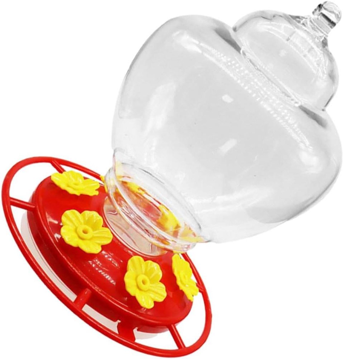 Transparent Hummingbird Feeder Made of Durable PP Plastic Outdoor Bird Feeder with Easy Hanging System for Tree Branches Suitable for Small Birds