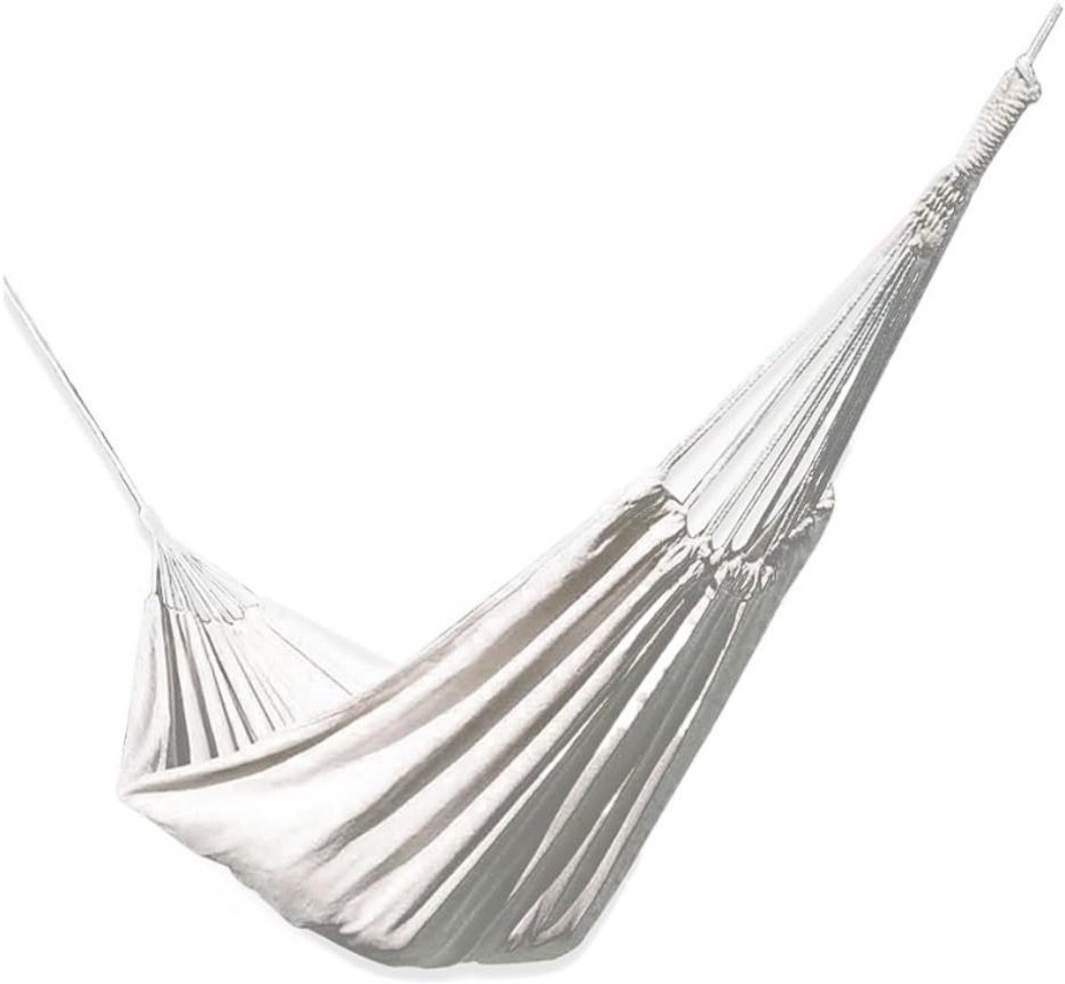 Kampeerhangmat - Draagbare Dubbele - Buiten Ontspannen - Ademend Mesh Materiaal - 200x80cm - Wit