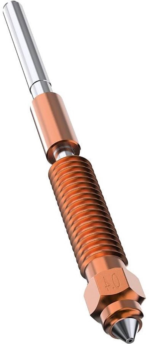 Hot End Kit - 3D Printer Onderdeel - 3D Printen Verbeteren - Premium Bowden Tube - 0.4mm Nozzle - Zwart