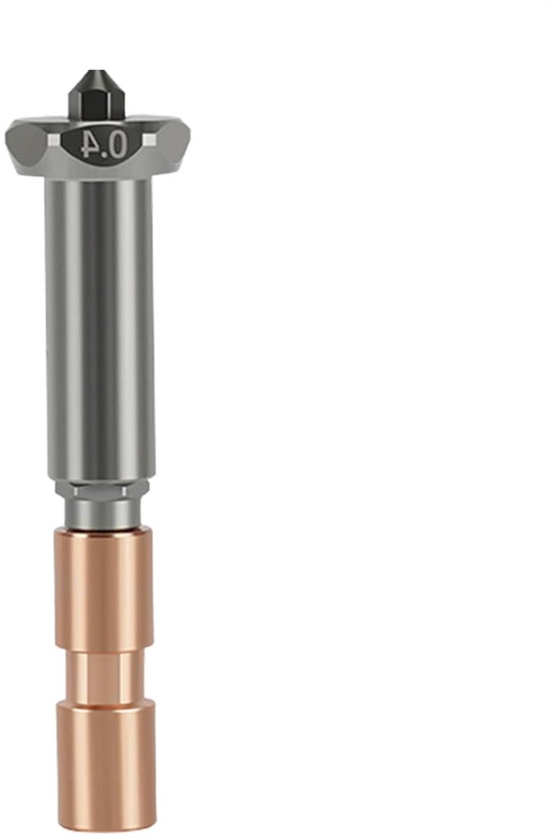 3D Printer Mondstuk - Reserveonderdeel Verwarming - Modelbouw Hobby - Constante Warmteregulering - 0.4 mm - Goud