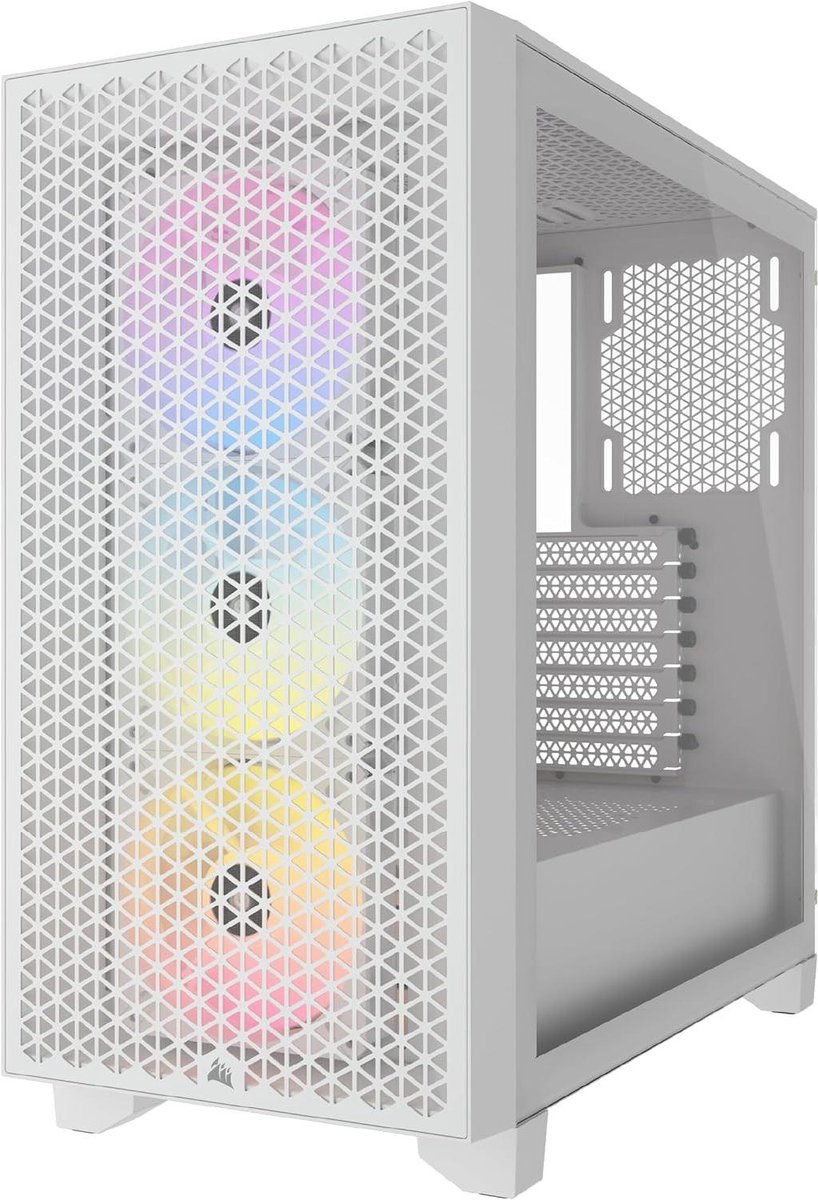 PC Behuizing - Mid Tower - Componenten Beschermen - Hoge Luchtstroom - ATX - Wit