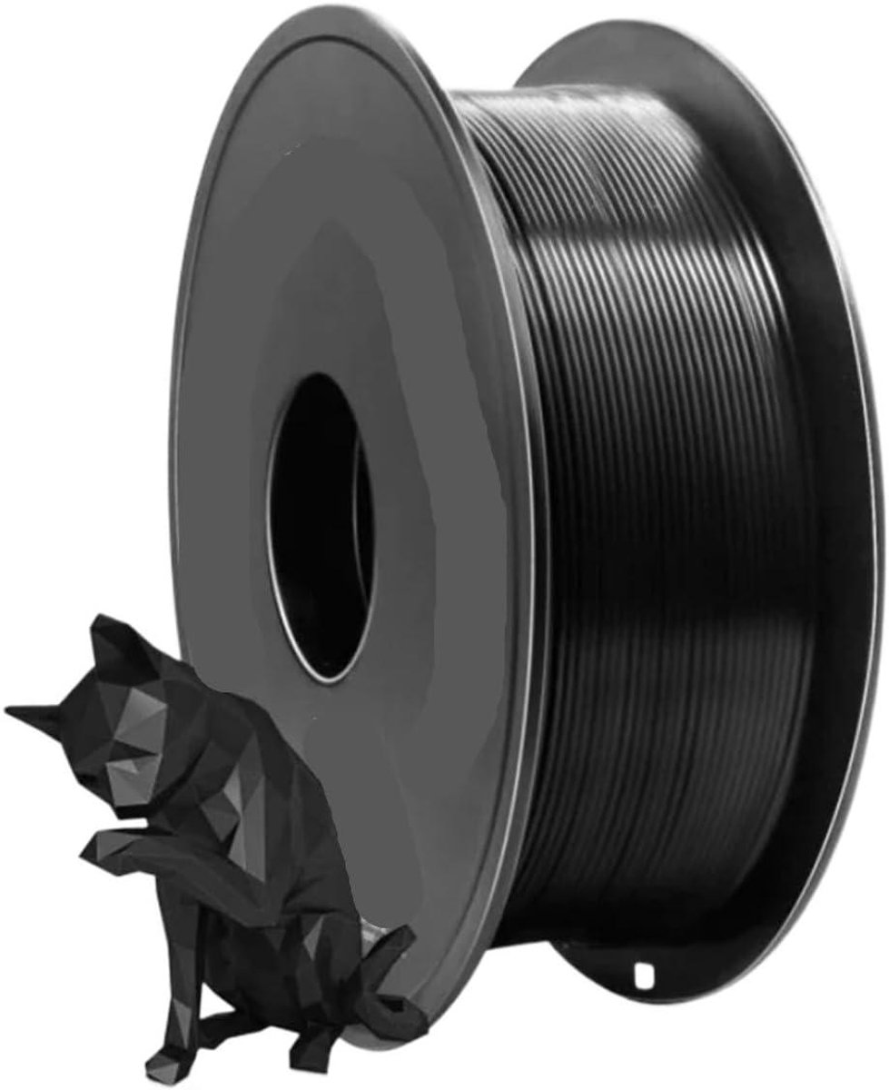 3D-printer filament - Printdraad kunststof - Modelbouw printen - Klitvrij materiaal - 1 kg - Zwart/Wit