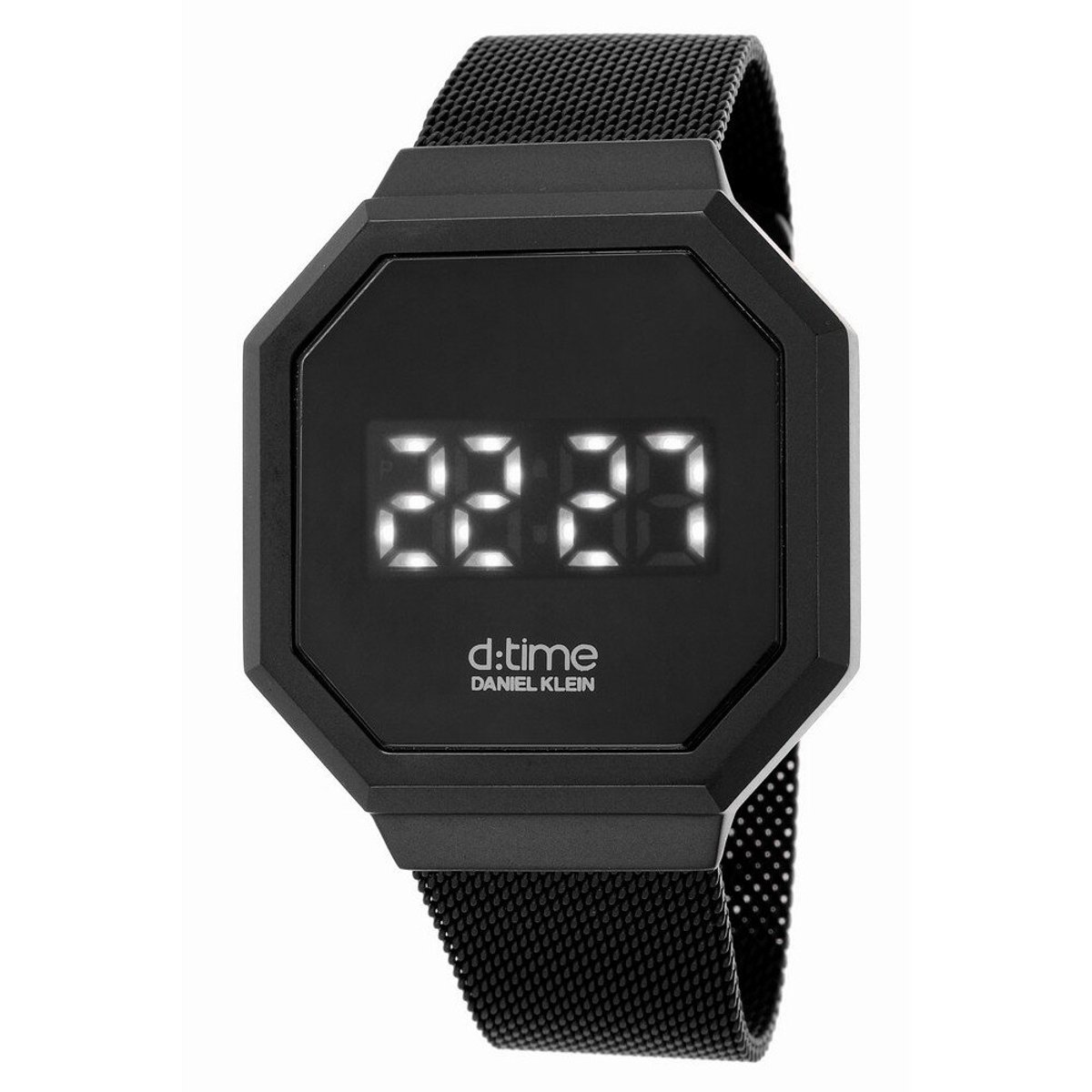 Daniel Klein DK.1.12399-1 - Horloge - Digitaal - Mannen - Heren - Milanese band - Zwart