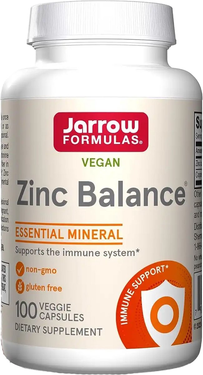 Zinc Balance 15mg 100 capsules | Jarrow Formulas