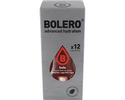 Bolero  Suikervrije Limonade Sticks Cola 12 x 3 gram