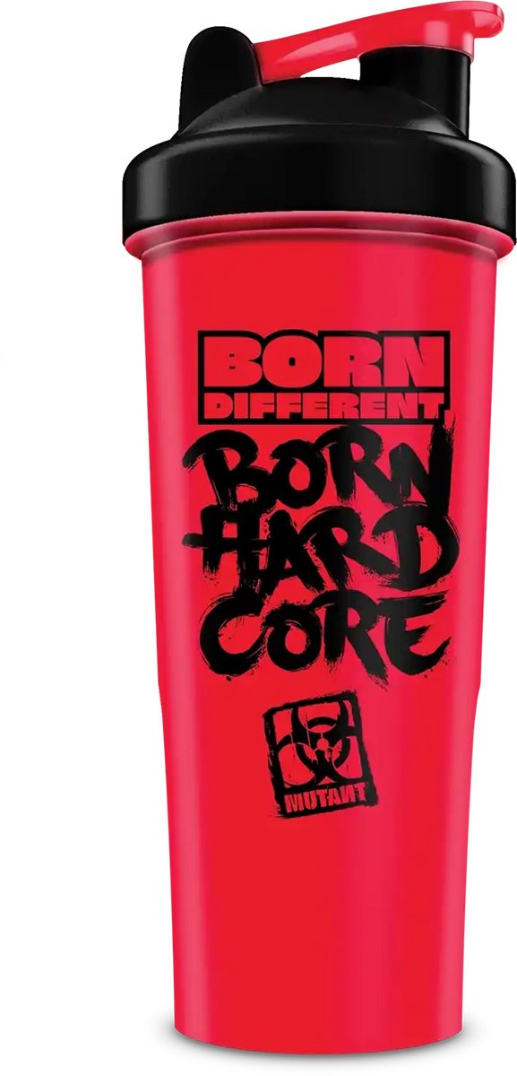 Grote Shakebeker 1000ml - Lekvrij en BPA-vrij - Rood